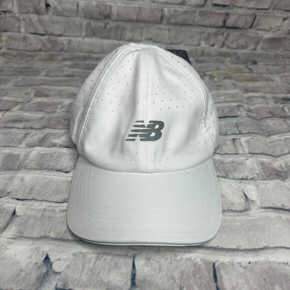NWT New Balance Men's 6 Panel Pro Run Hat One Size (WHITE) (LAH41002) - Picture 3 of 16